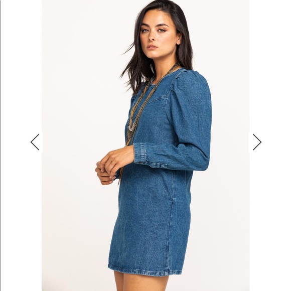 Free People Dresses & Skirts - Free People Denim Self Control Mini Dress